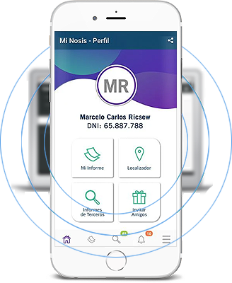 App Mi Nosis |  Mi Nosis - Perfil